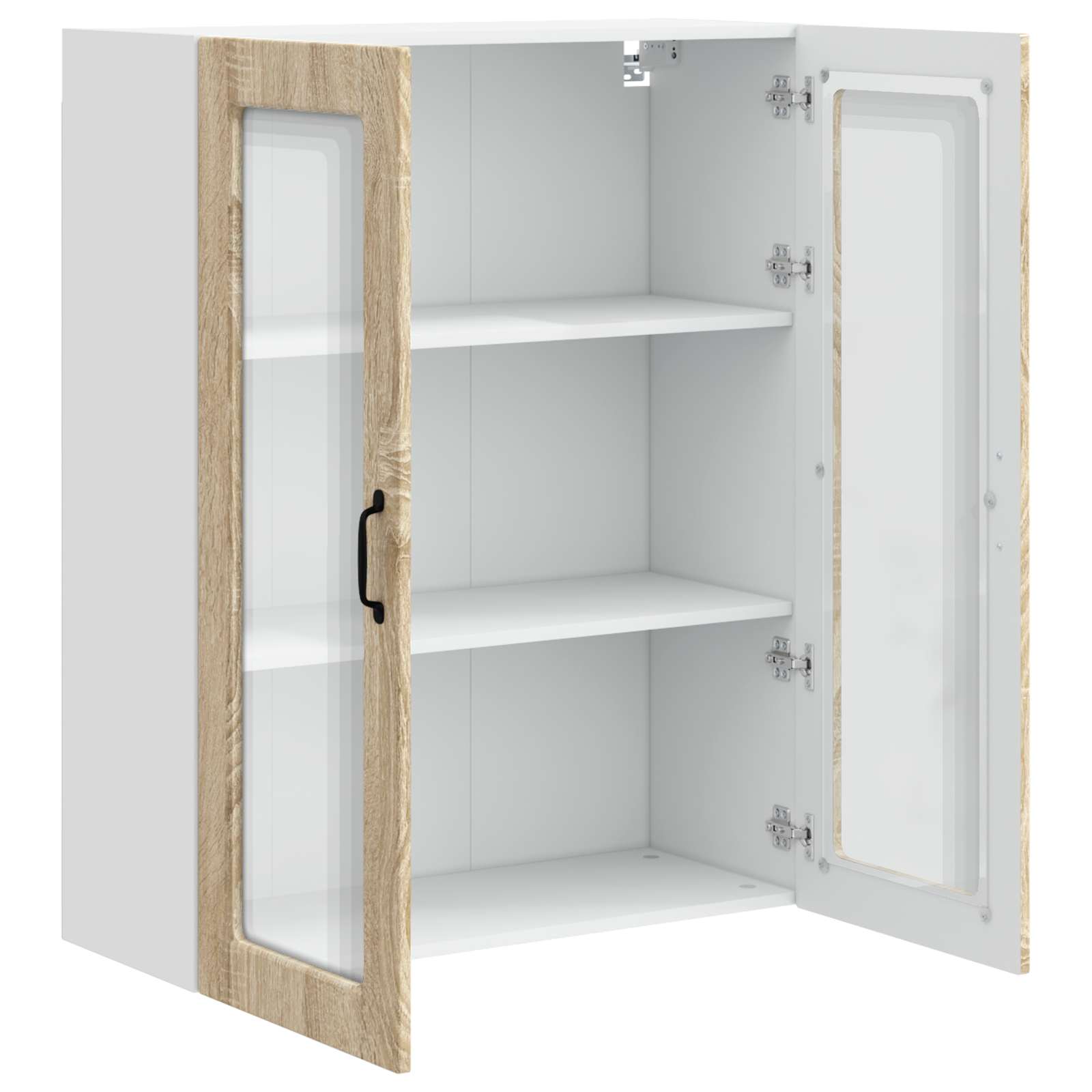 Zidni stakleni ormarić Sonoma hrast 80 x 31 x 100 cm