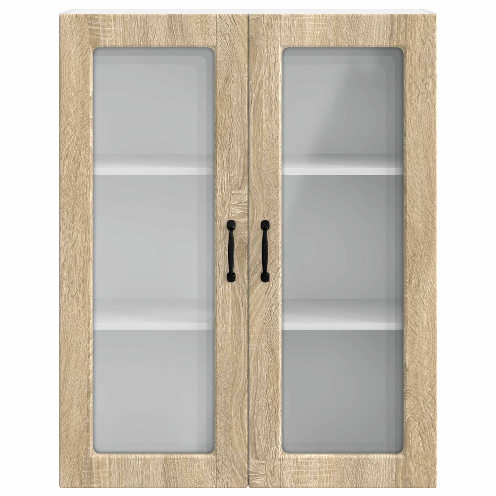 Zidni stakleni ormarić Sonoma hrast 80 x 31 x 100 cm