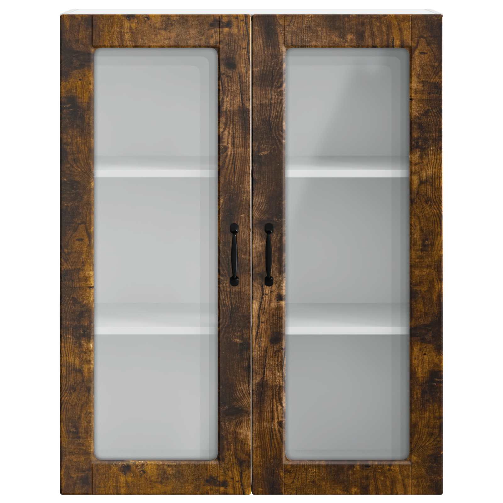 Zidni stakleni ormarić Dimljeni hrast 80 x 31 x 100 cm
