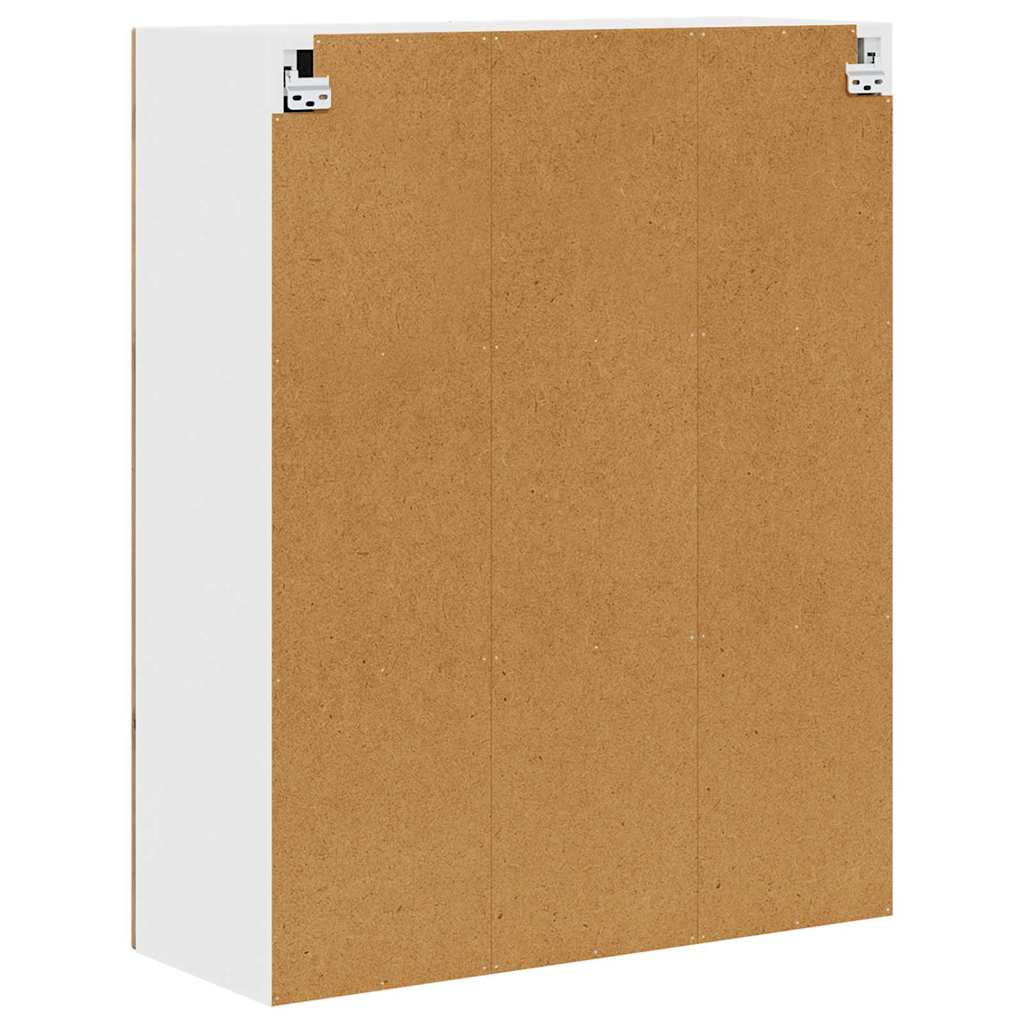 Zidni stakleni ormarić Umjetnički hrast 80 x 31 x 100 cm