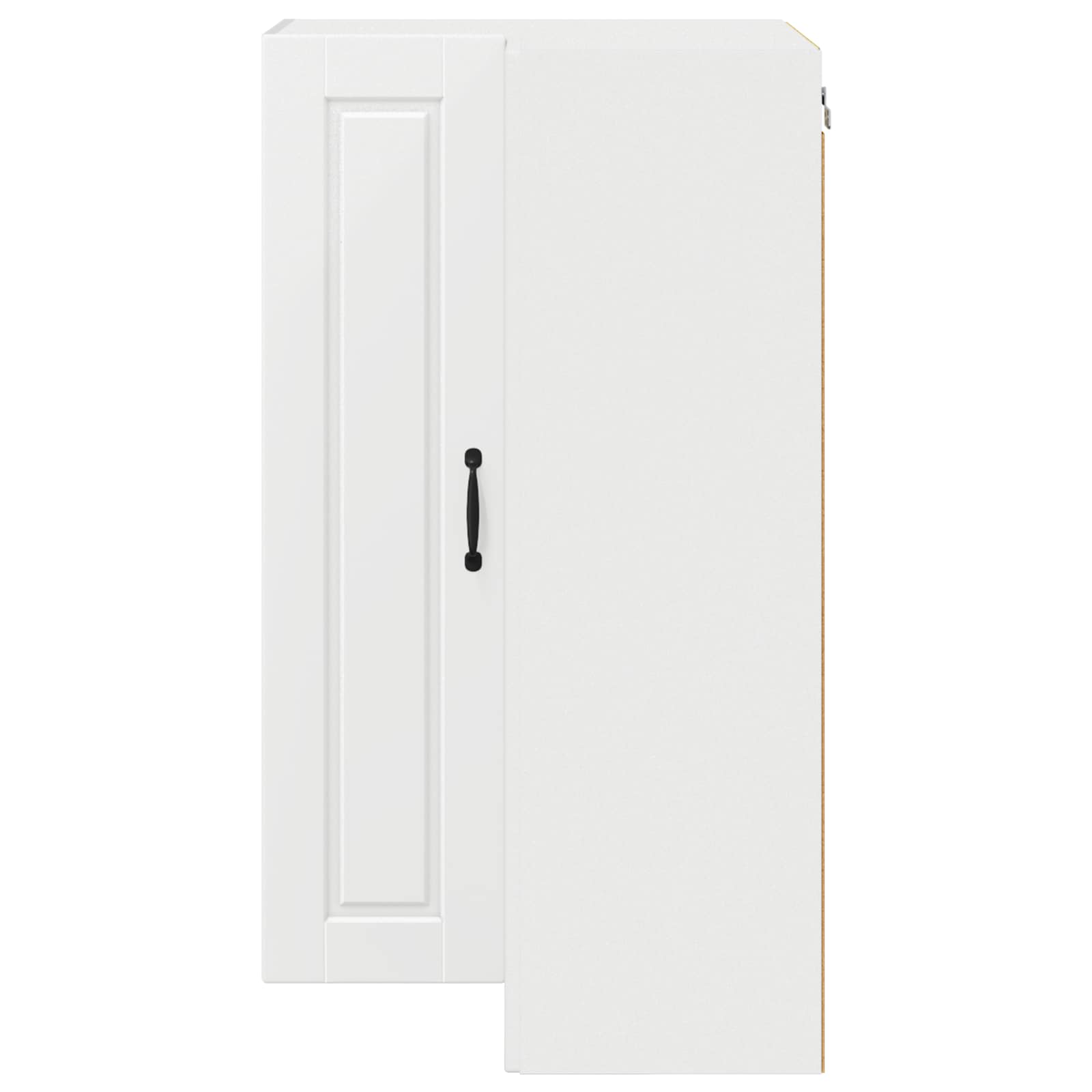 Zidni kutni ormar Bijelo 57 x 57 x 100 cm Konstruirano drvo