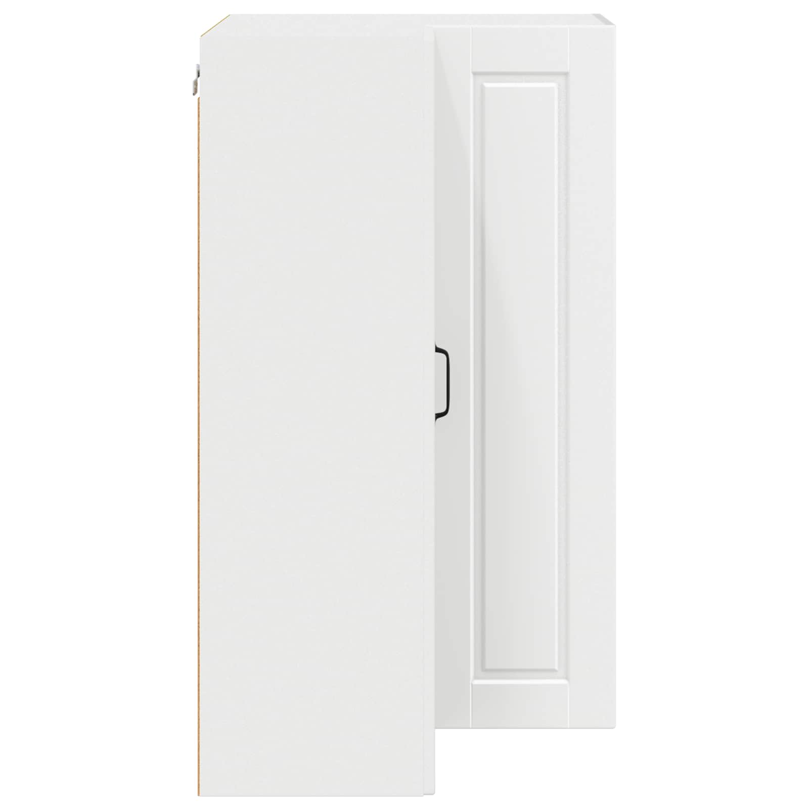 Zidni kutni ormar Bijelo 57 x 57 x 100 cm Konstruirano drvo