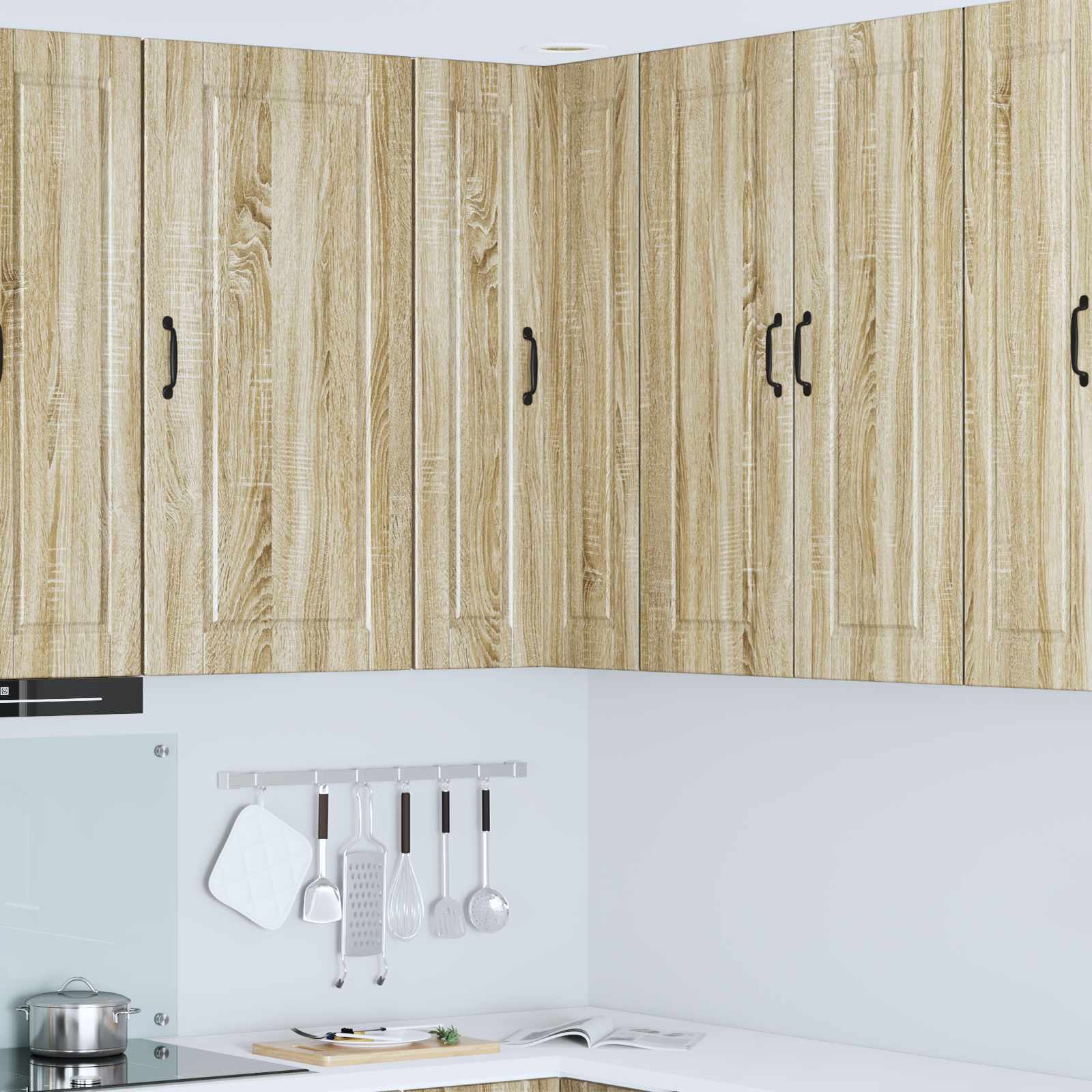 Zidni kutni ormar Sonoma hrast 57 x 57 x 100 cm