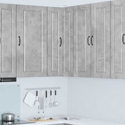 Zidni kutni ormar Betonski sivi 57 x 57 x 100 cm