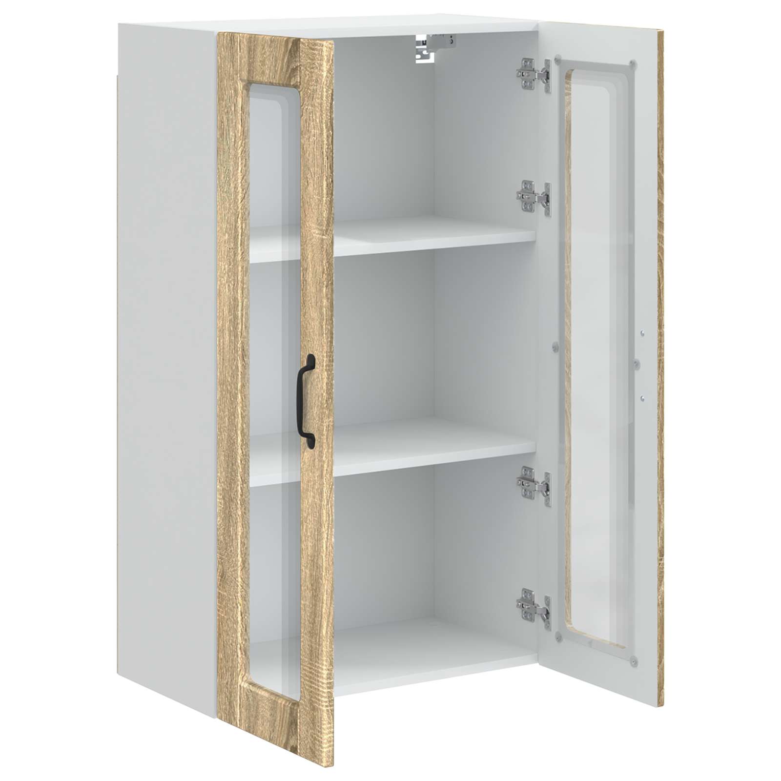 Zidni stakleni ormarić Sonoma hrast 60 x 31 x 100 cm