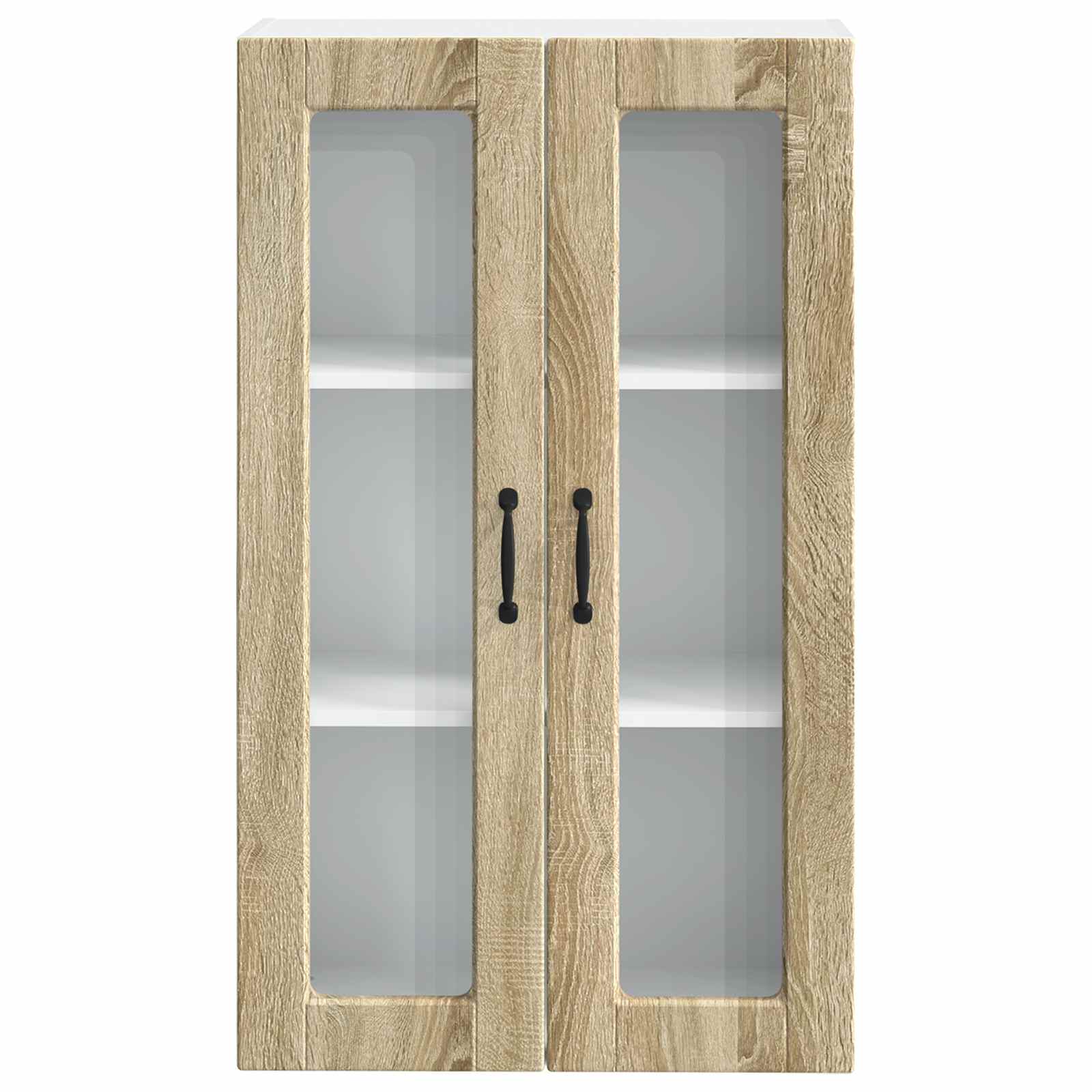 Zidni stakleni ormarić Sonoma hrast 60 x 31 x 100 cm