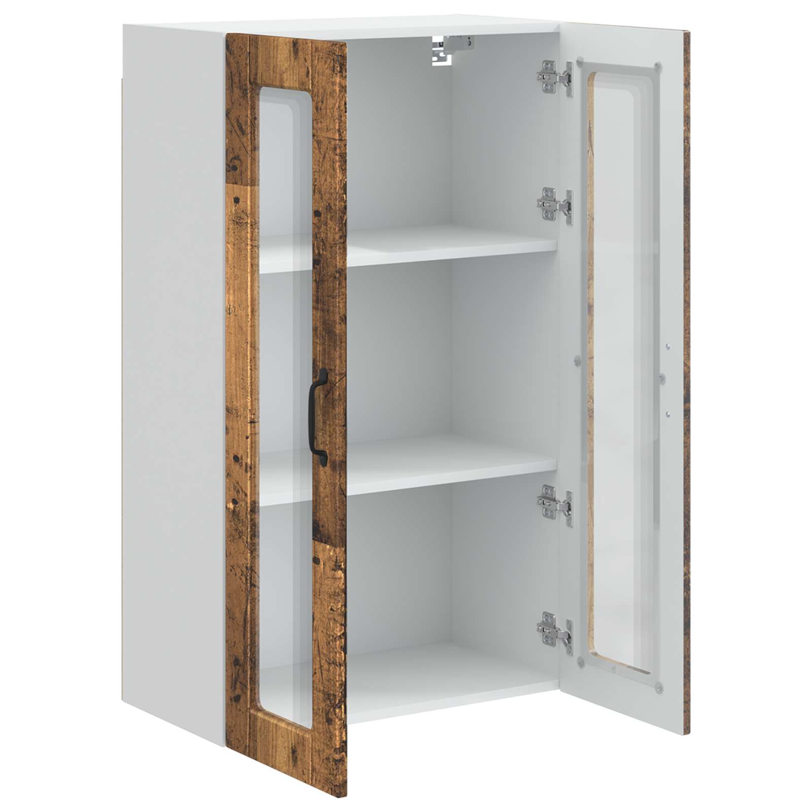 Zidni stakleni ormarić Staro drvo 60 x 31 x 100 cm