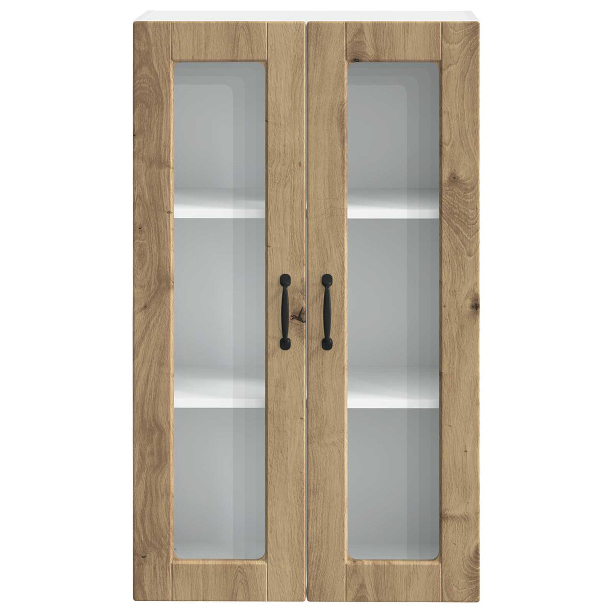 Zidni stakleni ormarić Umjetnički hrast 60 x 31 x 100 cm