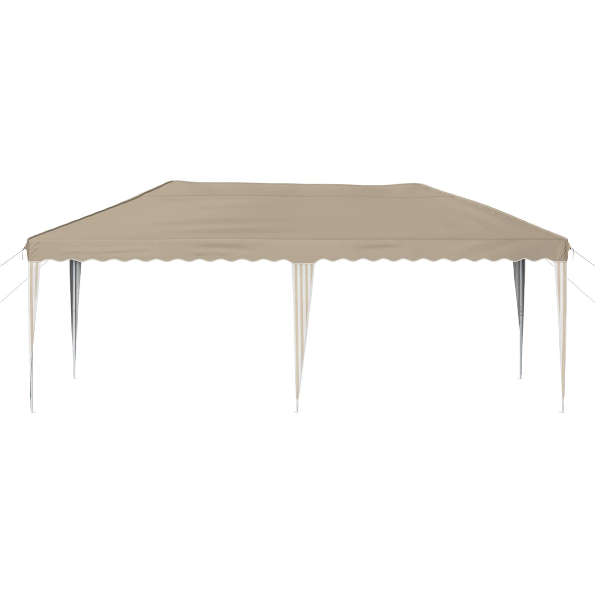 Rastezljivi šator za zabave 575 x 290 x 245 cm Krem