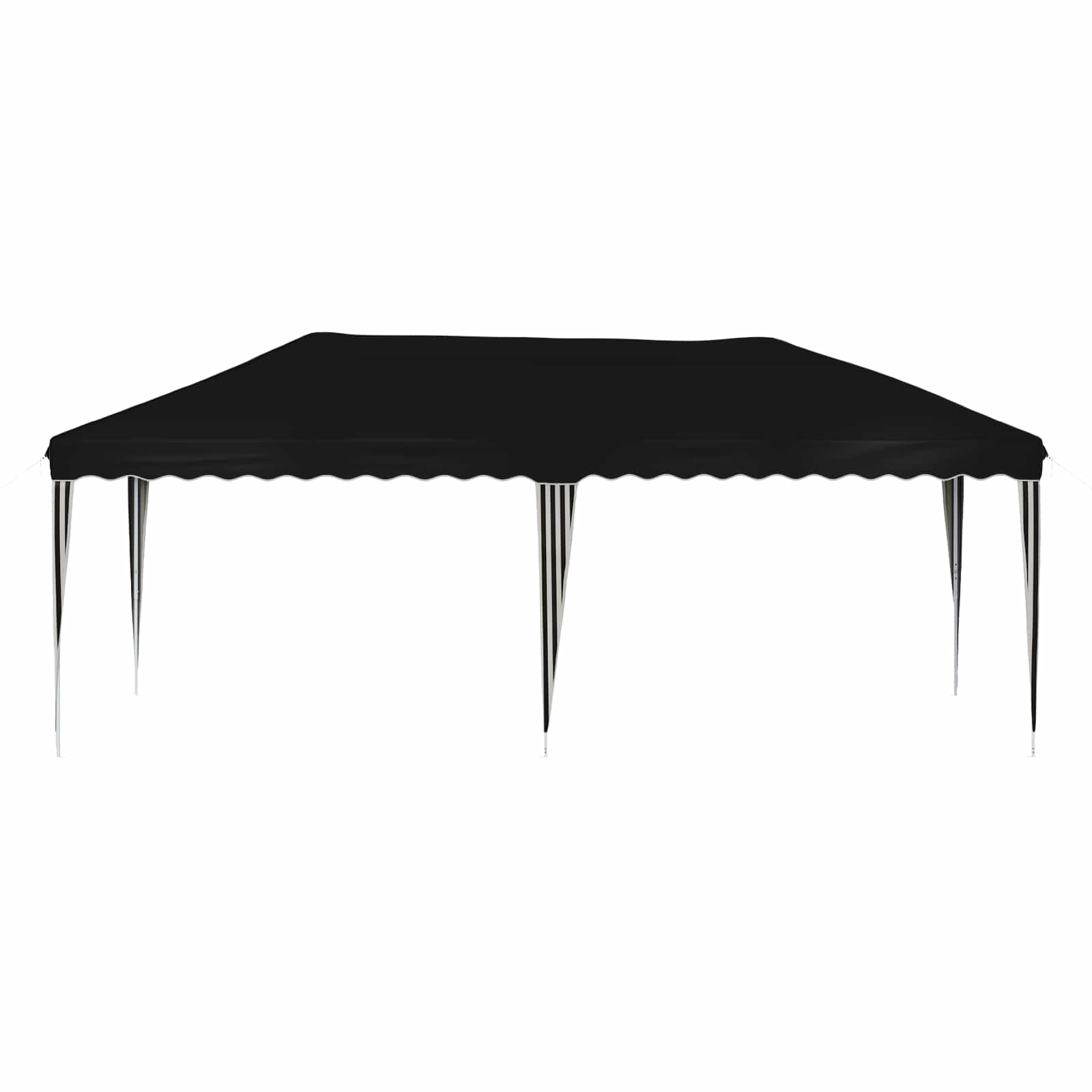 Rastezljivi šator za zabave 575 x 290 x 245 cm Crna