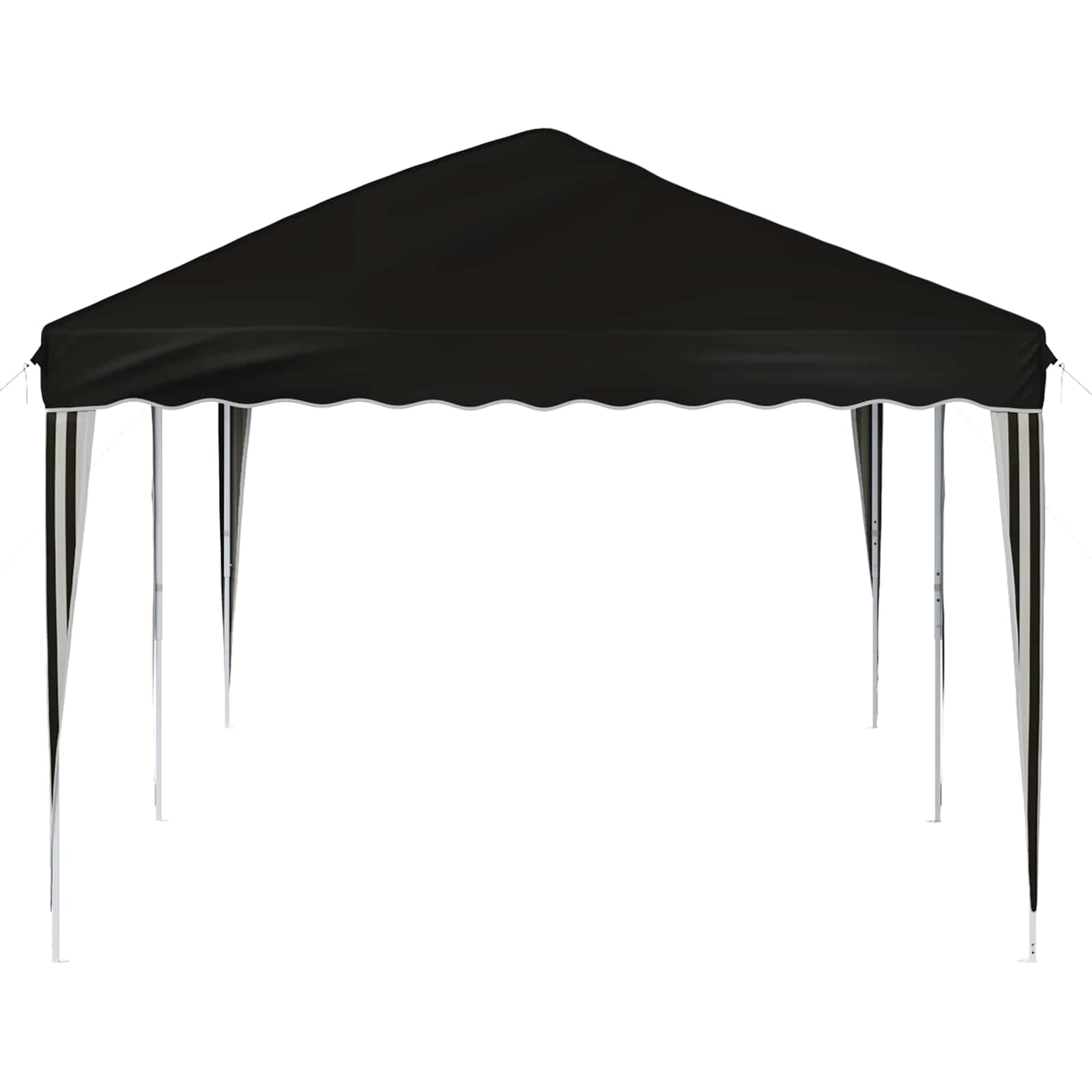 Rastezljivi šator za zabave 575 x 290 x 245 cm Crna