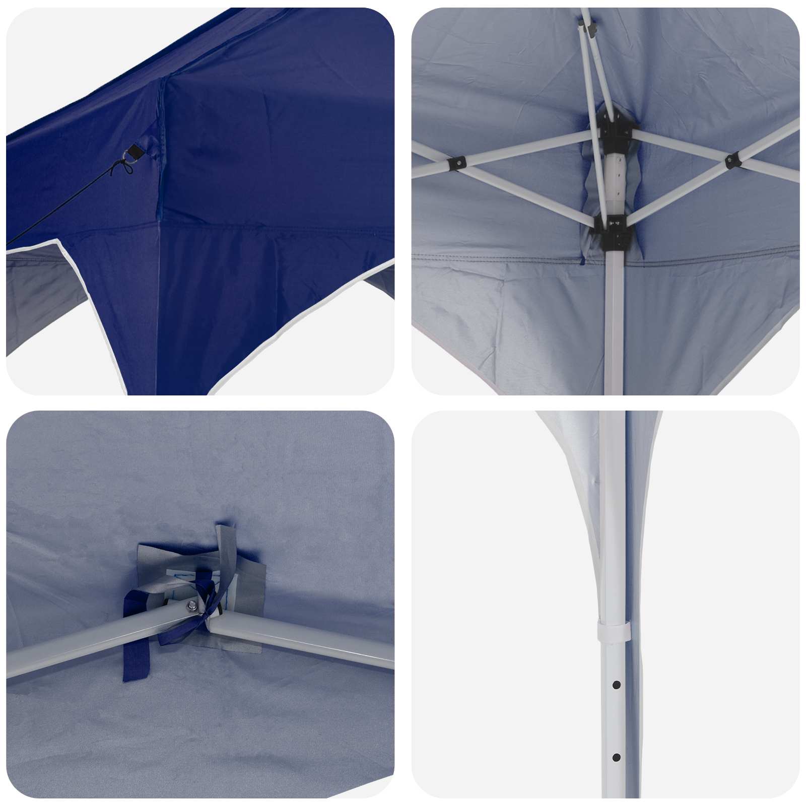 Rastezljivi šator za zabave 290 x 290 x 245 cm Plava