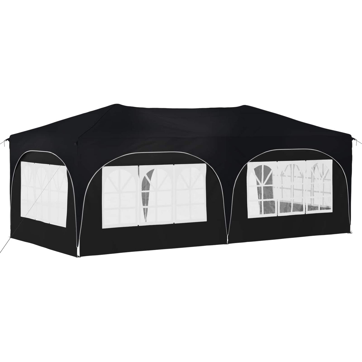 Rastezljivi šator za zabave 575 x 288 x 245 cm Antracit