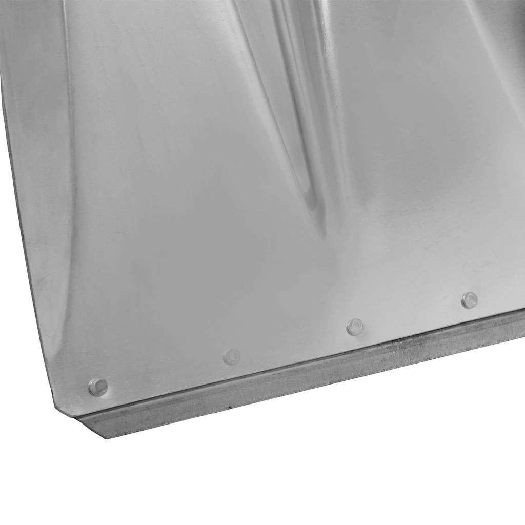 Glava lopate Srebrno 43 x 32,5 cm Aluminij