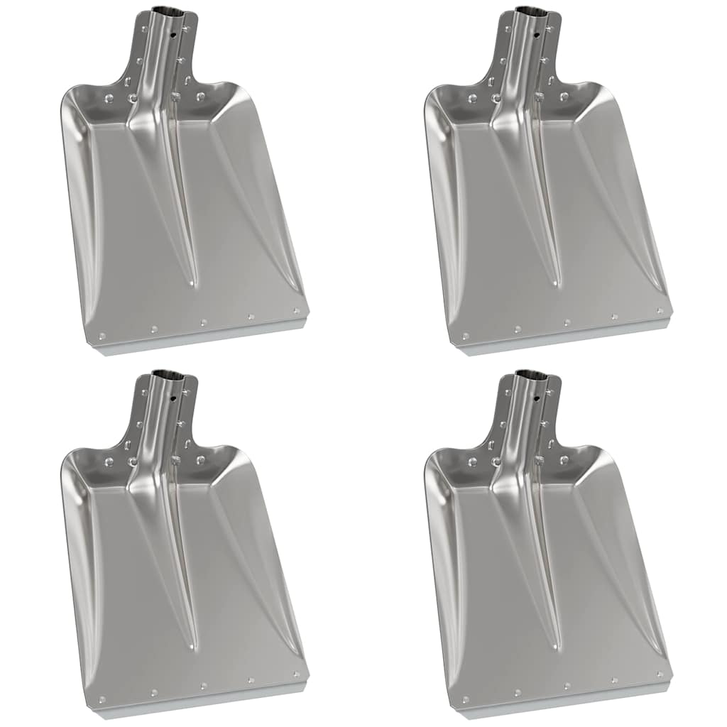 Glava lopate 4 pcs Srebrno 43 x 32,5 cm Aluminij