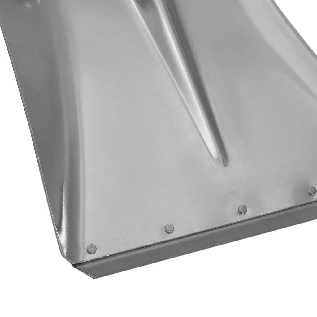 Glava lopate Srebrno 45 x 38 cm Aluminij