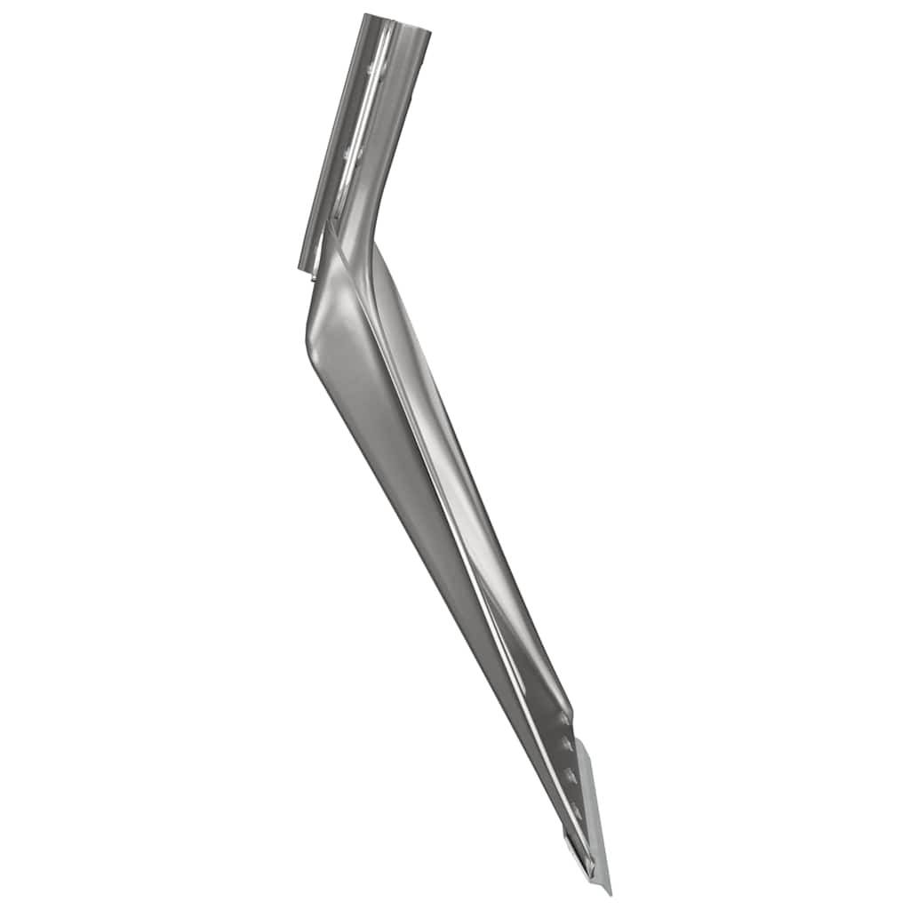 Glava lopate Srebrno 45 x 38 cm Aluminij