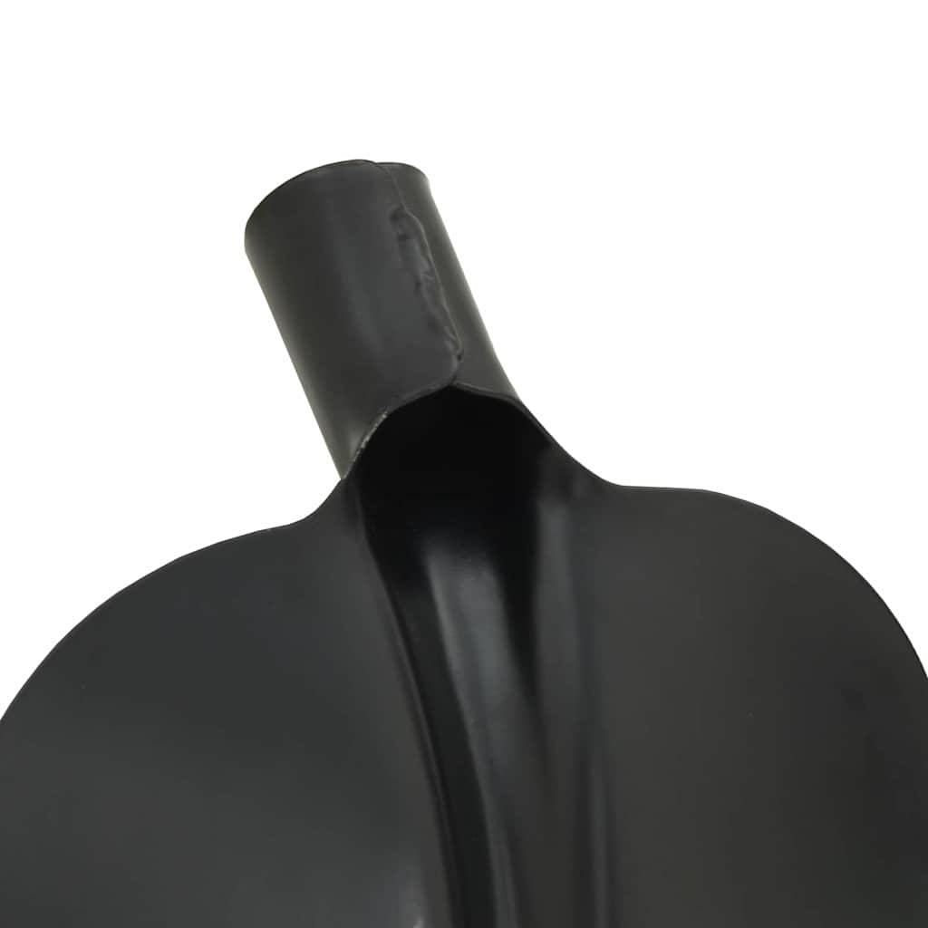 Glava lopate 4 pcs Crna 34,5 x 24 cm Čelik s prahom premazan