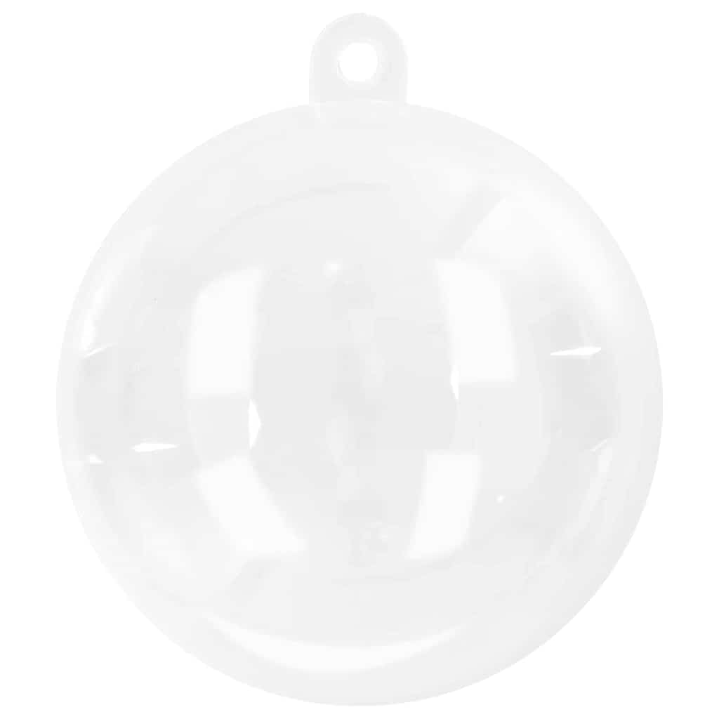 Set Božićnih Ukrasnih Kuglica 200 pcs *Transparent*an Ø 5 cm