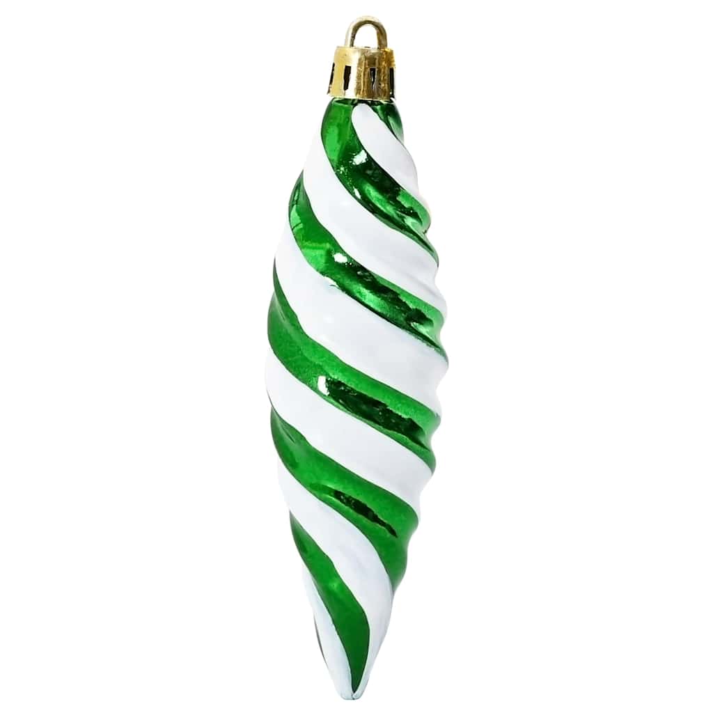 Božićna spirala u obliku kugle 40 pcs Zelena Plastika