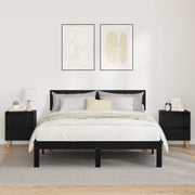 Krevetne ormariće s ladicama 2 pcs Crni hrast 40 x 35 x 50 cm
