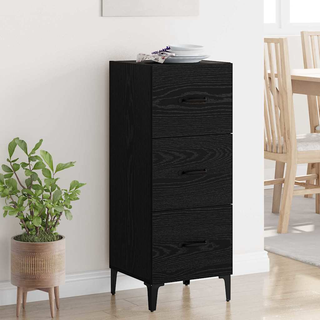 Kreveta Crni hrast 34,5 x 34 x 90 cm Konstruirano drvo