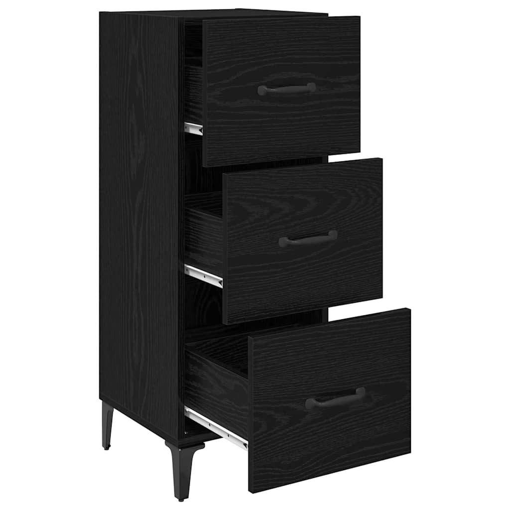 Kreveta Crni hrast 34,5 x 34 x 90 cm Konstruirano drvo