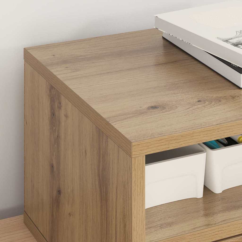 Držač za printer s ladicama Umjetnički hrast 40 x 32 x 24 cm