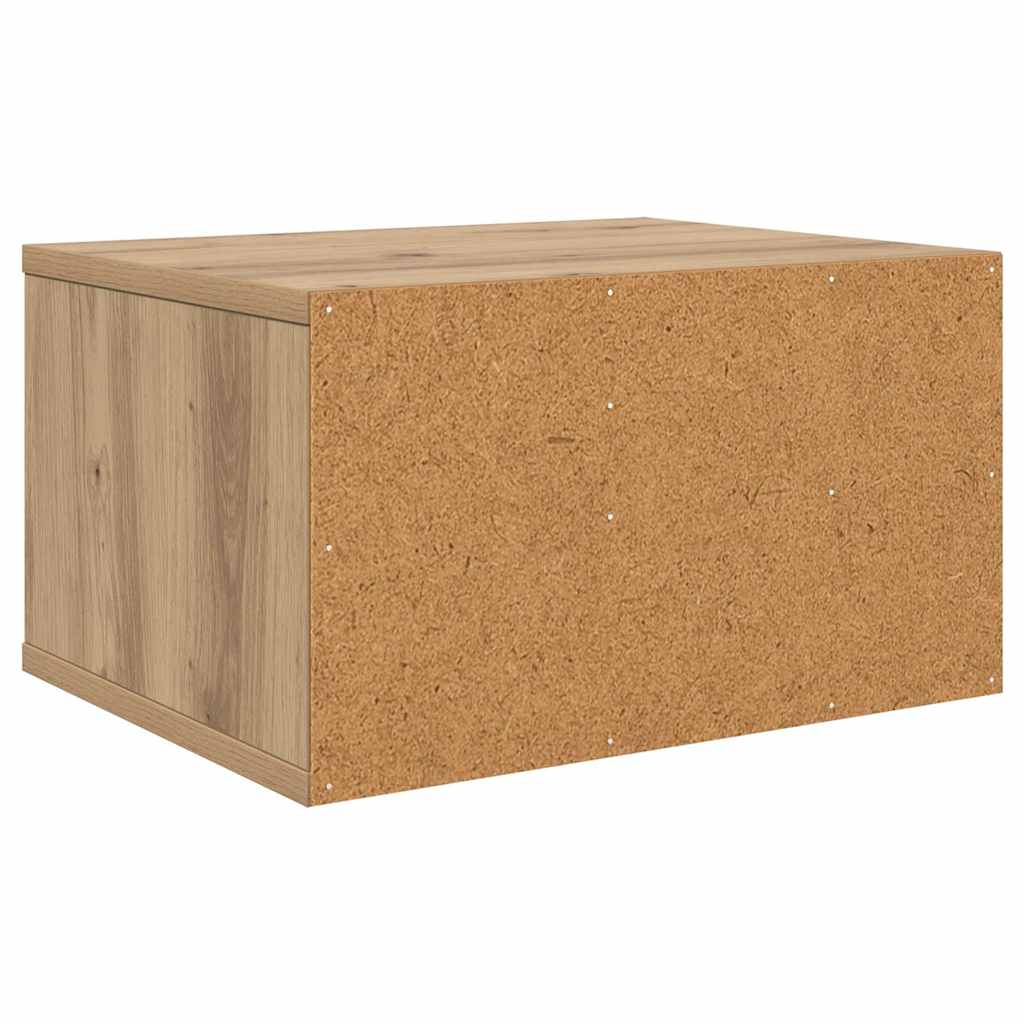 Držač za printer s ladicama Umjetnički hrast 40 x 32 x 24 cm