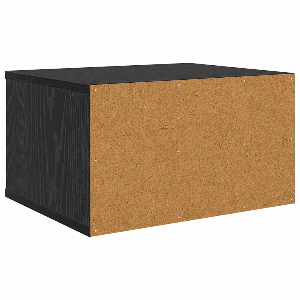 Držač za printer Crni hrast 40 x 32 x 24 cm Konstruirano drvo