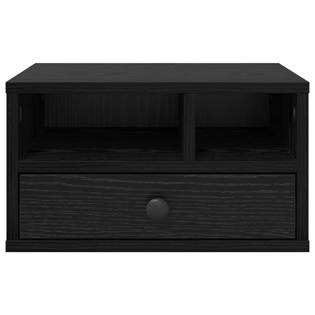 Držač za printer Crni hrast 40 x 32 x 24 cm Konstruirano drvo
