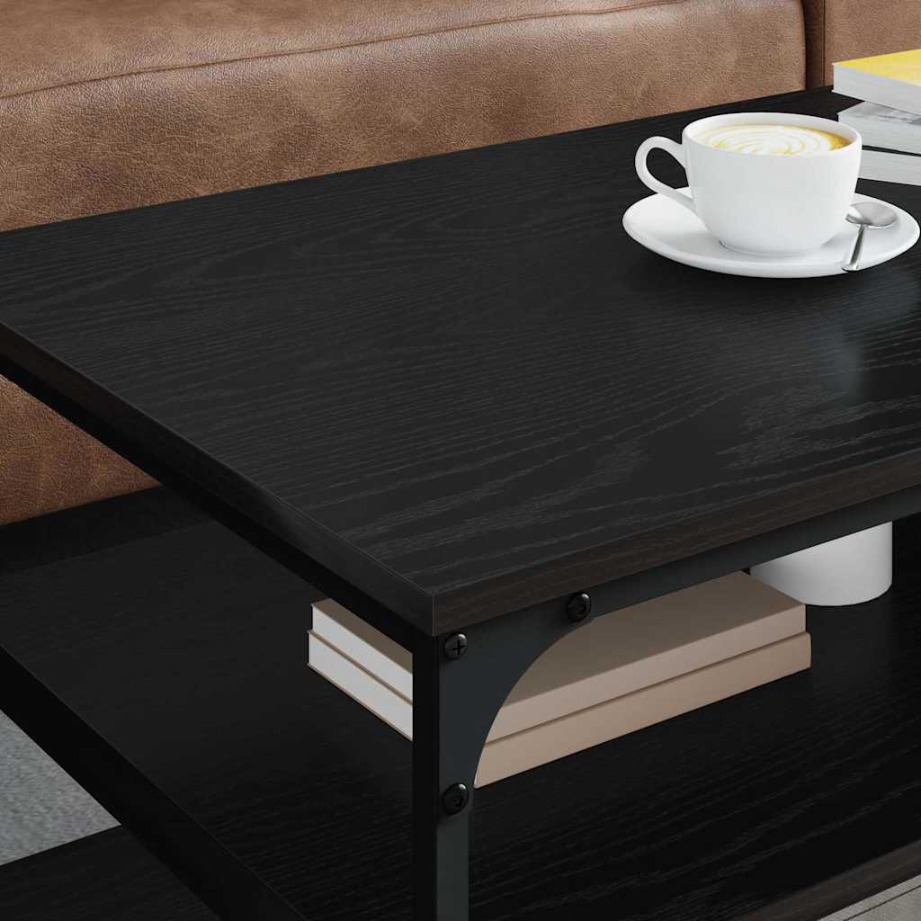 Kava Stol Crni hrast 100 x 50 x 45 cm Konstruirano drvo