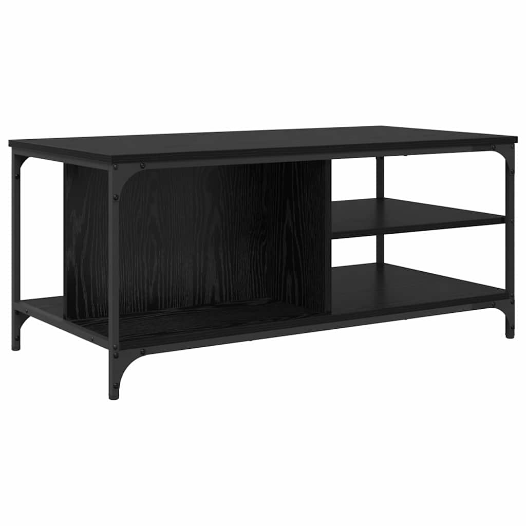 Kava Stol Crni hrast 100 x 50 x 45 cm Konstruirano drvo