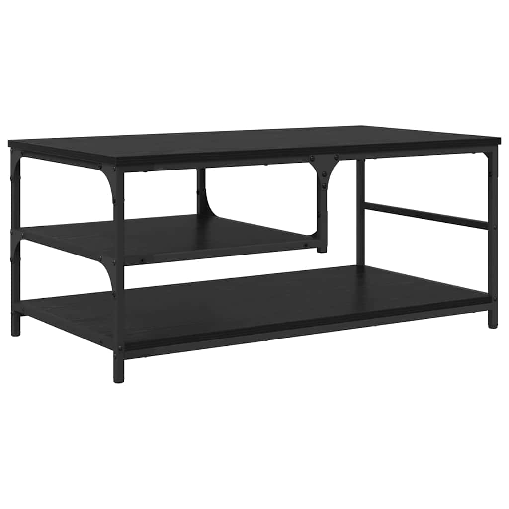 Kava Stol Crni hrast 90 x 49 x 40 cm Konstruirano drvo