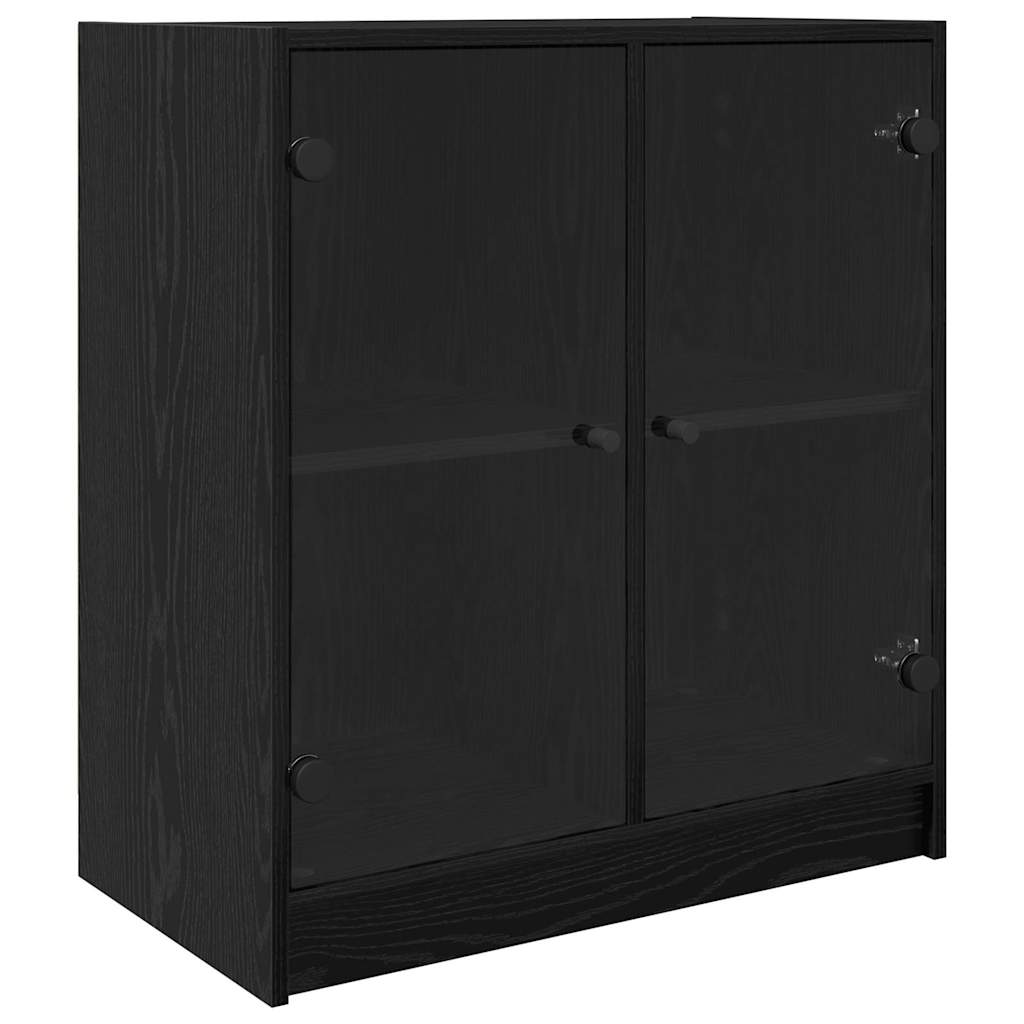Pomoćni ormarić Crni hrast 68 x 37 x 75,5 cm Konstruirano drvo