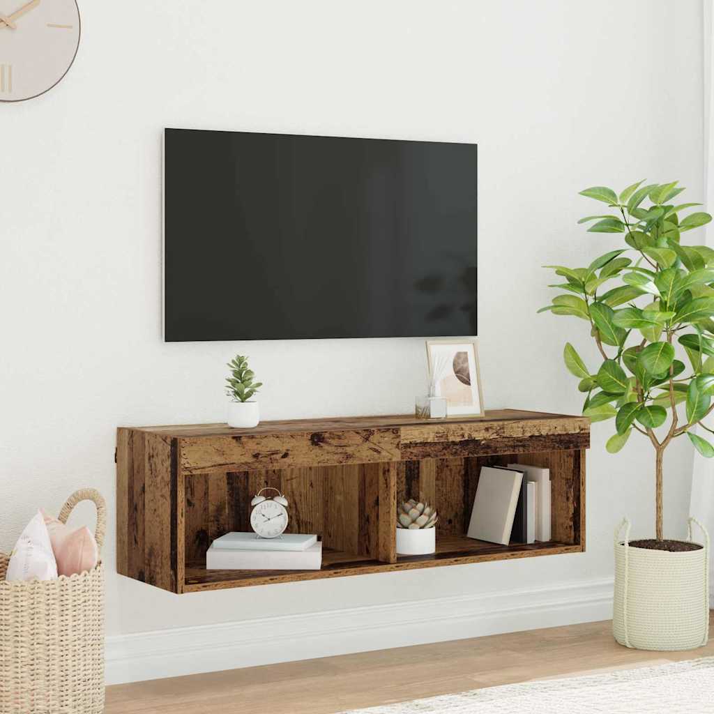 Set TV komoda Staro drvo 100 x 30 x 30 cm Konstruirano drvo