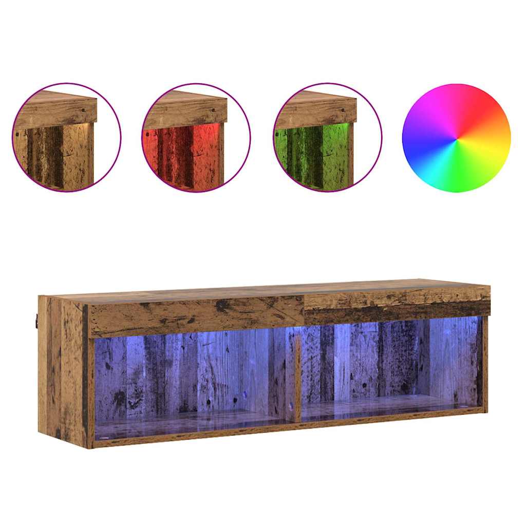 Set TV komoda Staro drvo 100 x 30 x 30 cm Konstruirano drvo