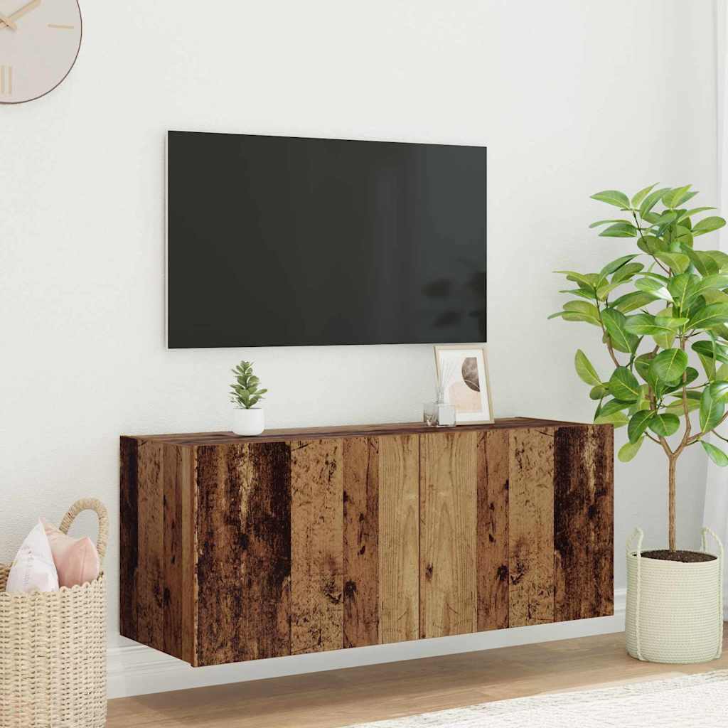 TV zidni ormar Staro drvo 100 x 35 x 41 cm Konstruirano drvo