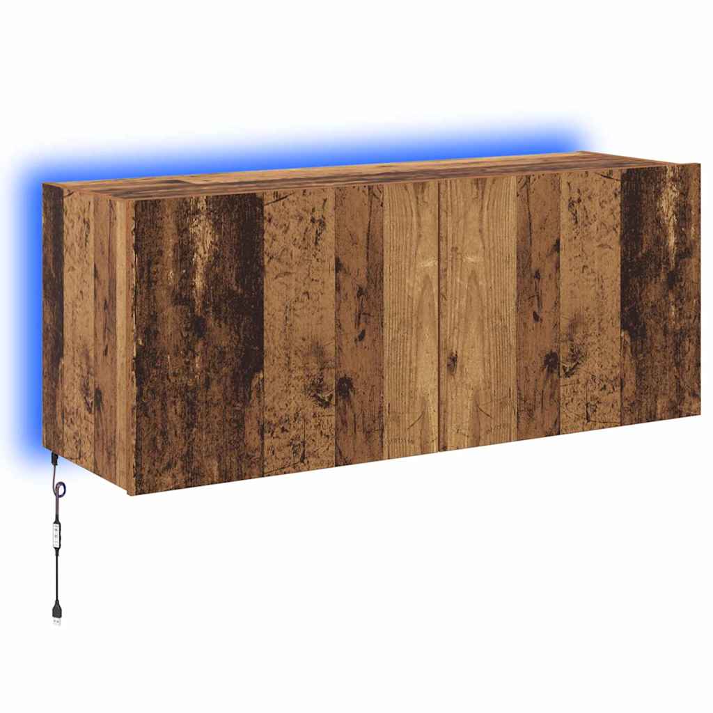 TV zidni ormar Staro drvo 100 x 35 x 41 cm Konstruirano drvo