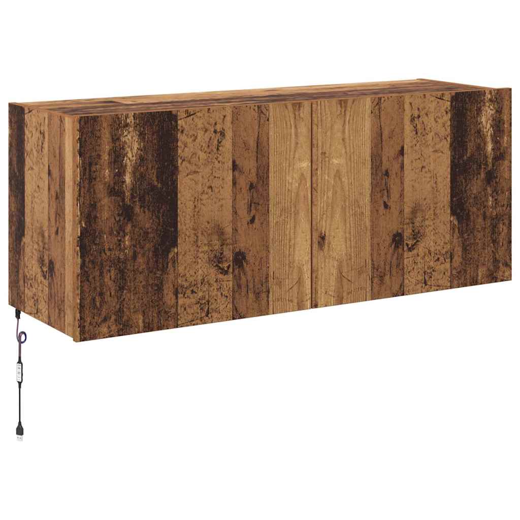 TV zidni ormar Staro drvo 100 x 35 x 41 cm Konstruirano drvo