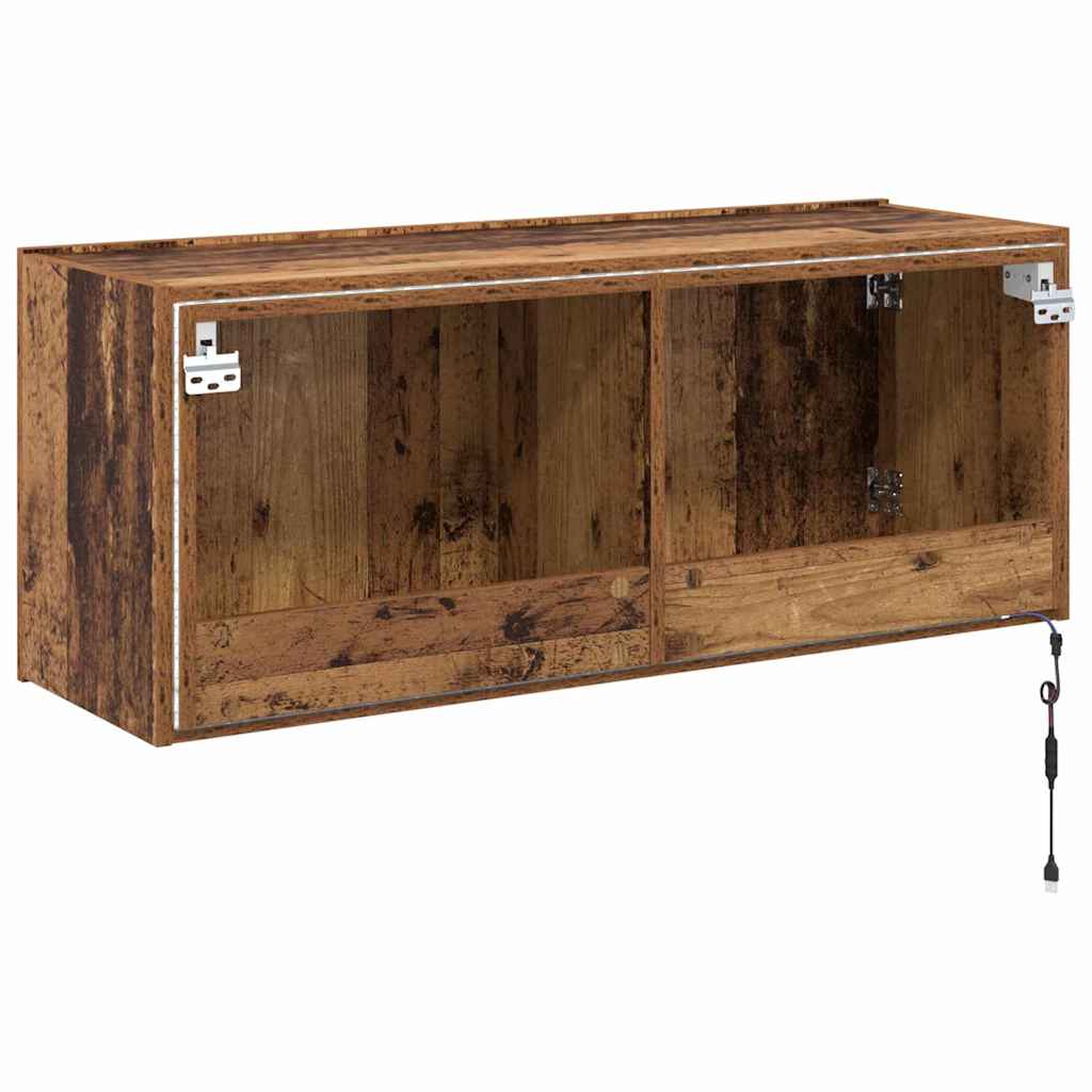 TV zidni ormar Staro drvo 100 x 35 x 41 cm Konstruirano drvo