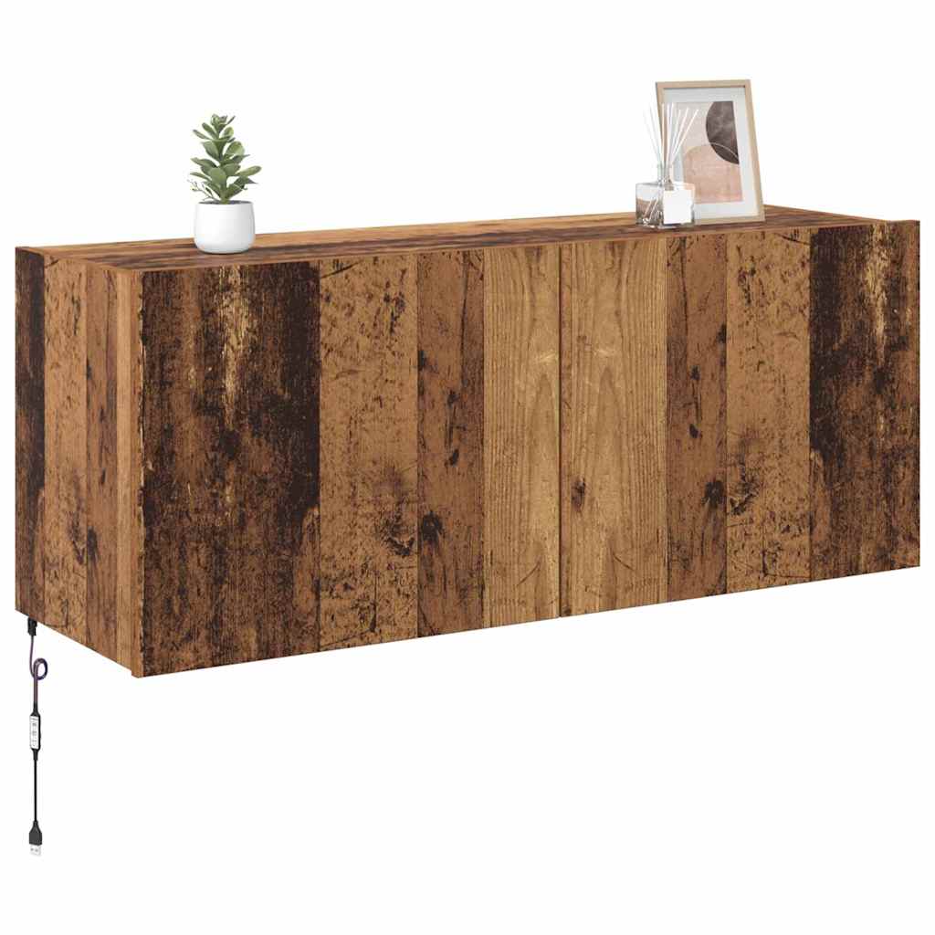 TV zidni ormar Staro drvo 100 x 35 x 41 cm Konstruirano drvo