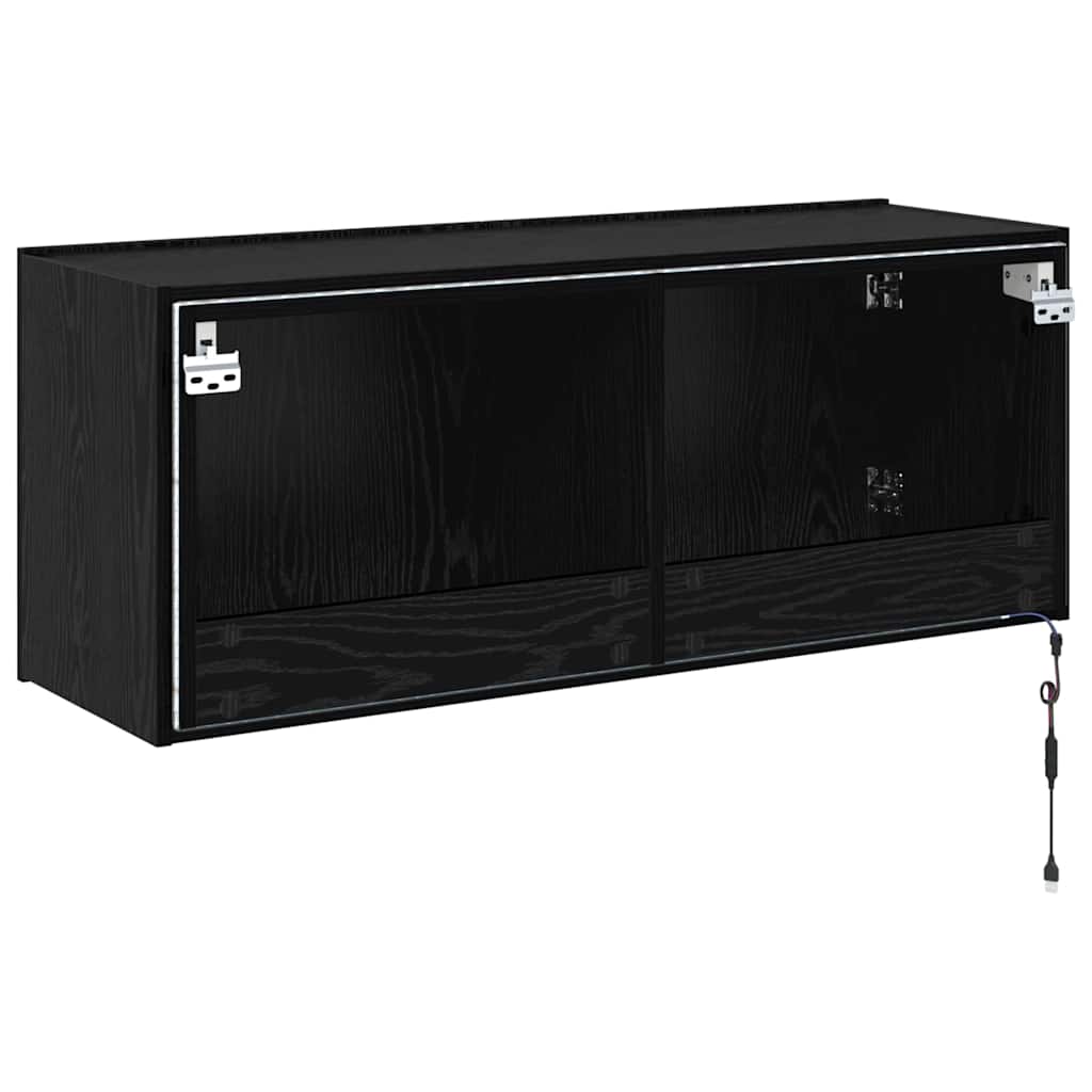 TV zidni ormar Crni hrast 100 x 35 x 41 cm Konstruirano drvo