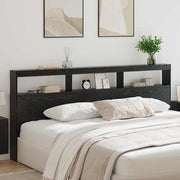 Uzglavlje Crni hrast 220 x 17 x 102 cm Konstruirano drvo