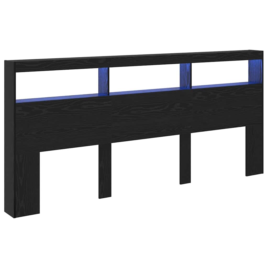Uzglavlje Crni hrast 220 x 17 x 102 cm Konstruirano drvo