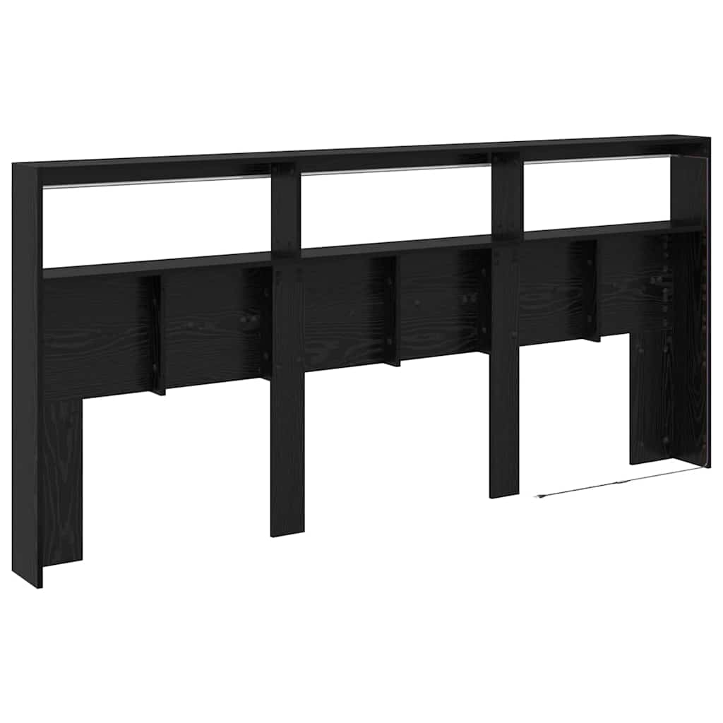 Uzglavlje Crni hrast 220 x 17 x 102 cm Konstruirano drvo