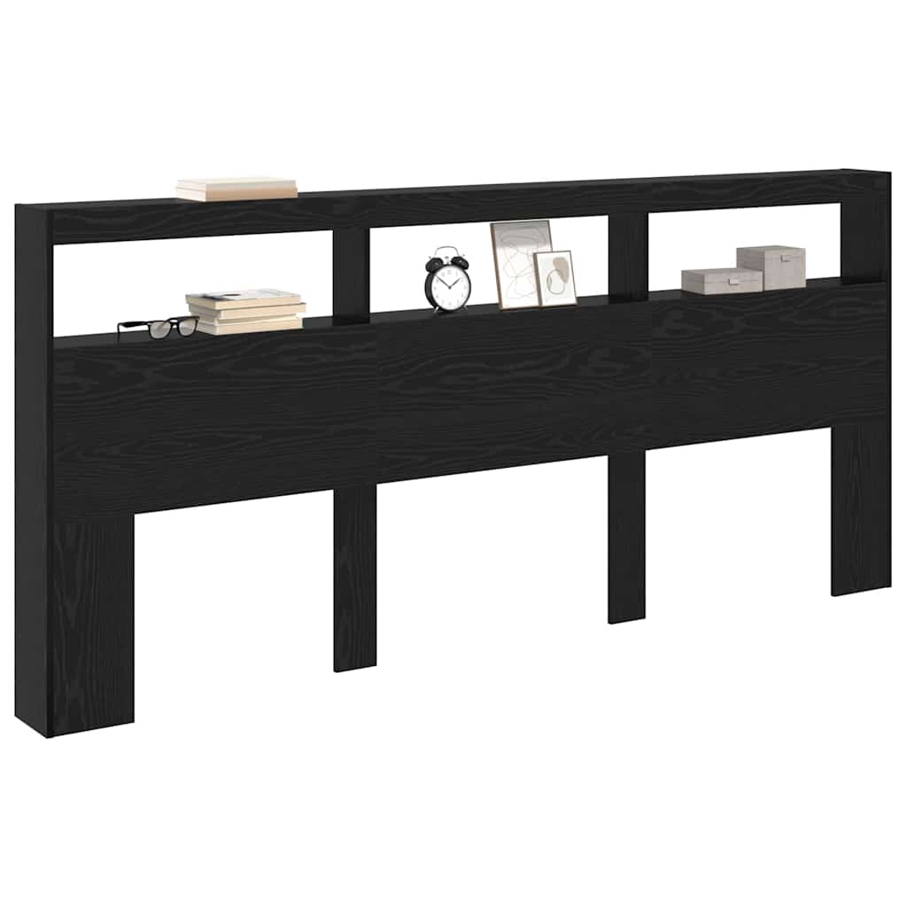 Uzglavlje Crni hrast 220 x 17 x 102 cm Konstruirano drvo