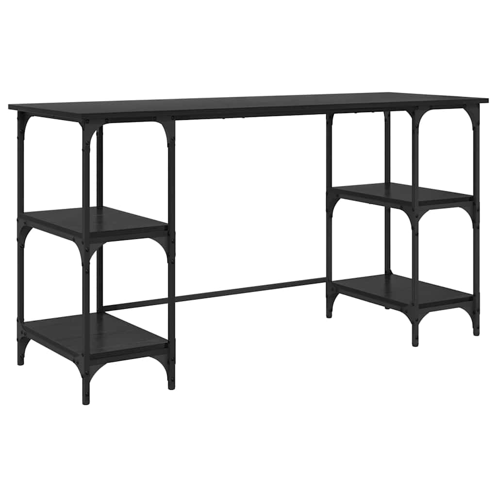 Stol Crni hrast Konstruirano drvo 140 x 50 x 75 cm