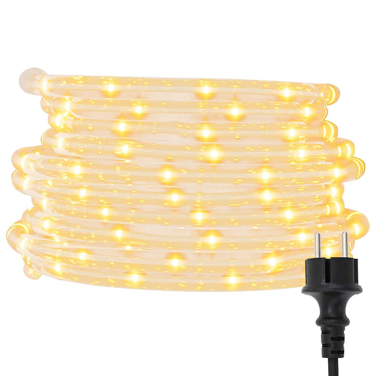 Svjetlosna uže s 2400 LED svjetlima Topla bijela 100 m PVC