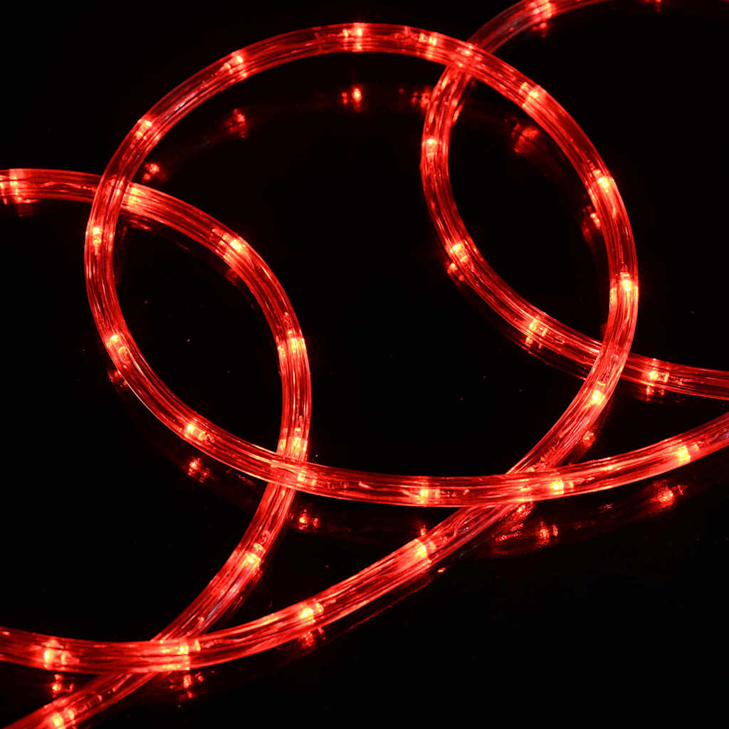 Svjetlosna uže s 1200 LED svjetlima Crvena 50 m PVC